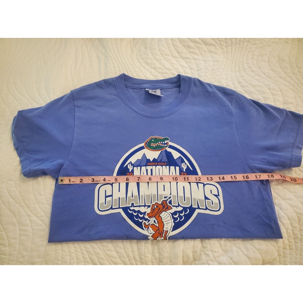 Florida Gators UF Men's Golf National Champions Shirt 2023 Small Comfort Colors - Picture 6 of 6
